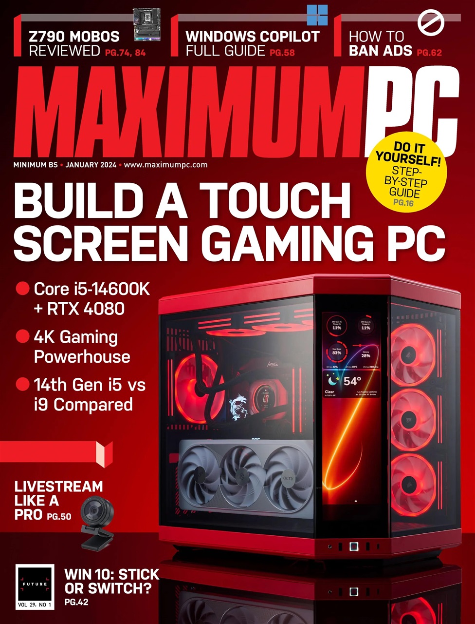 Maximum PC Magazine January 2024 Subscriptions Pocketmags