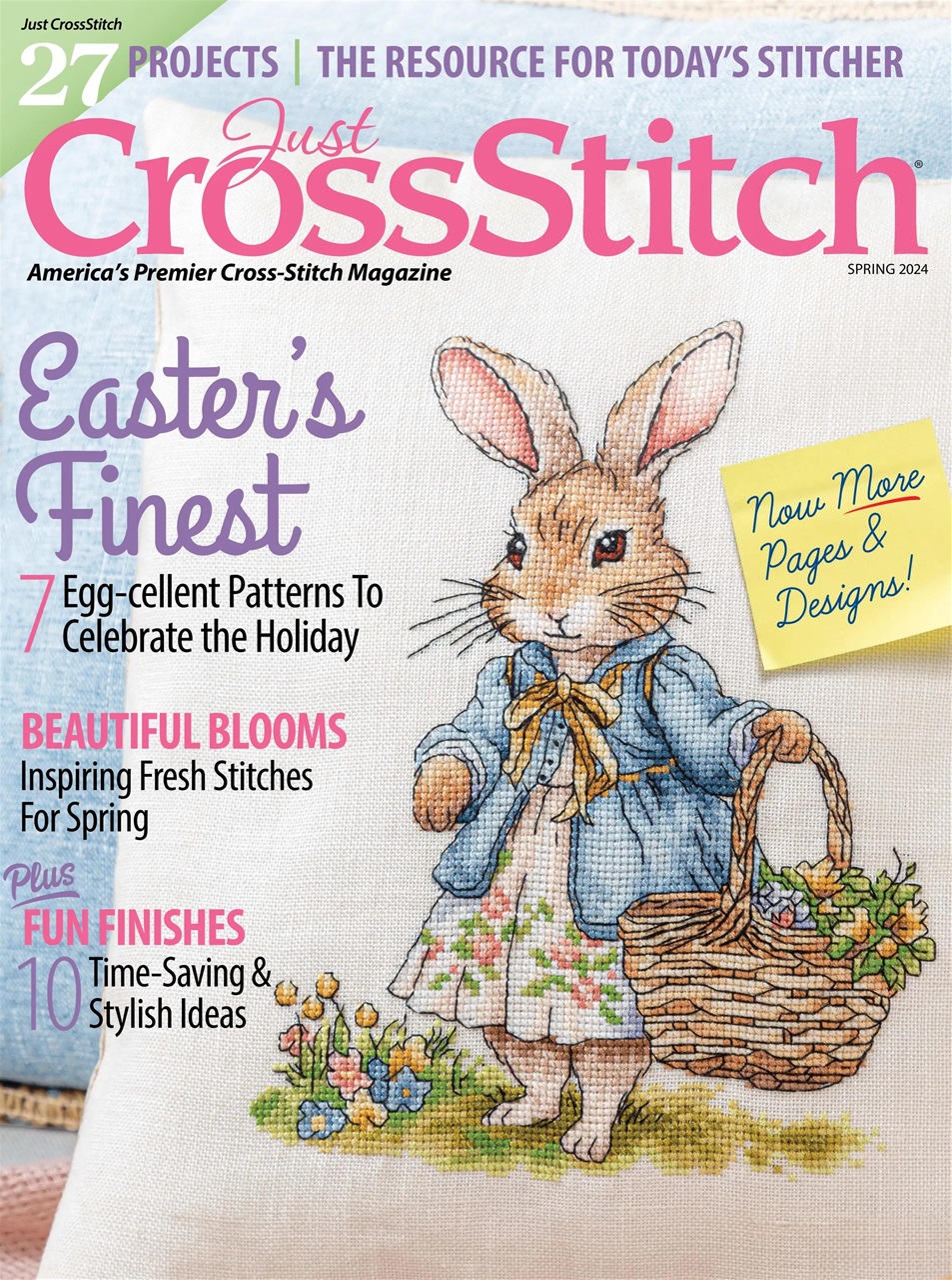 Just CrossStitch Magazine Subscriptions And Spring 2024 Issue Pocketmags   0000 