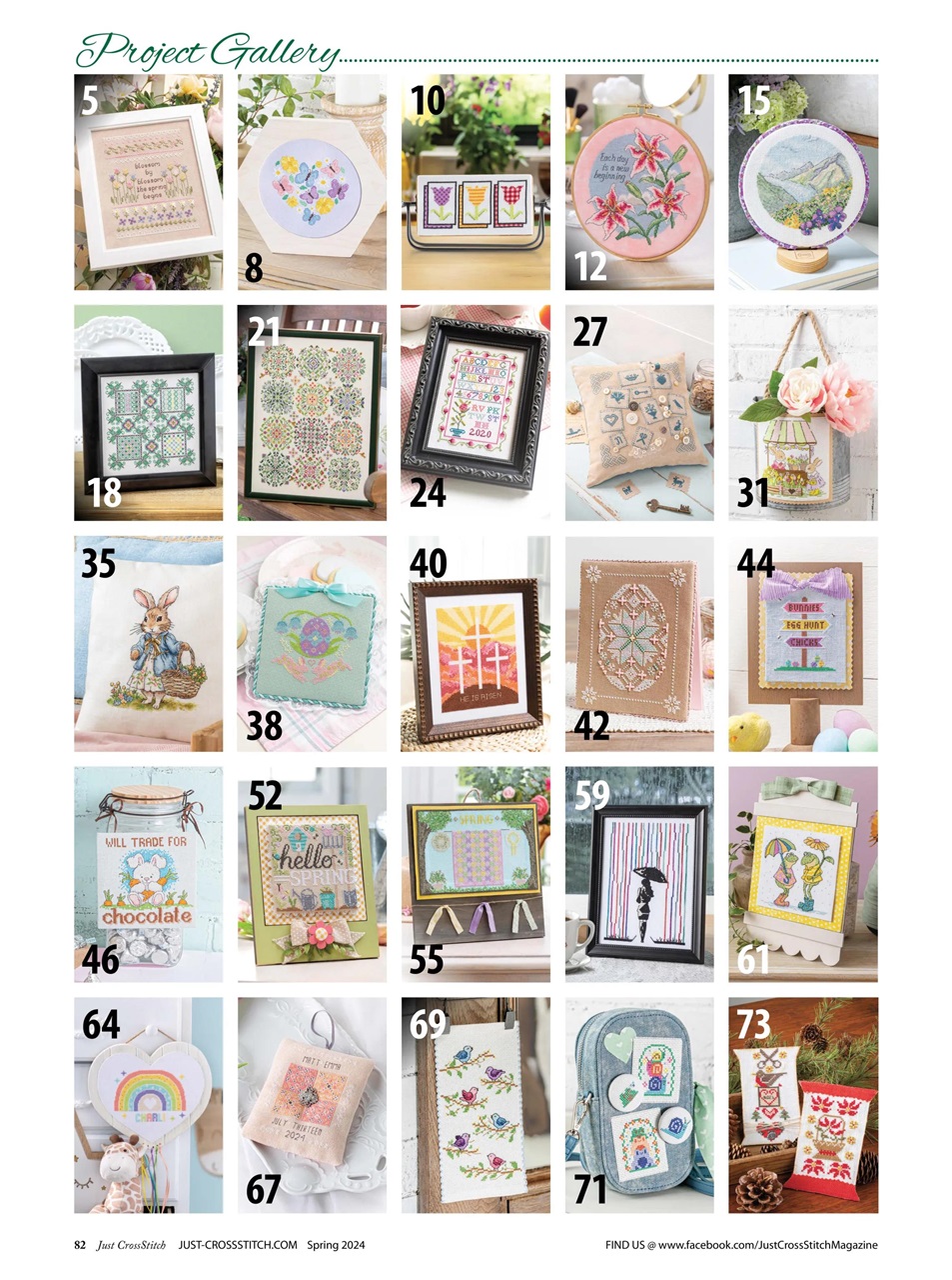 Just CrossStitch Magazine Subscriptions And Spring 2024 Issue Pocketmags   0081 