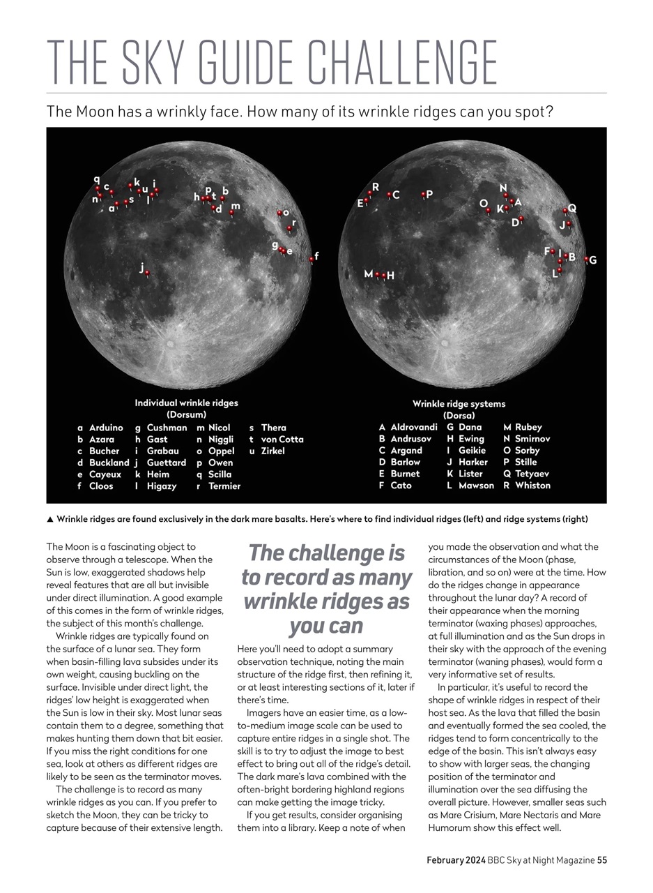 Bbc Sky At Night Magazine February 2024 Back Issue