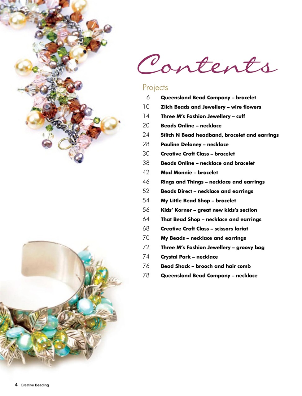 Creative Beading Magazine - Volume 20 Back Issue