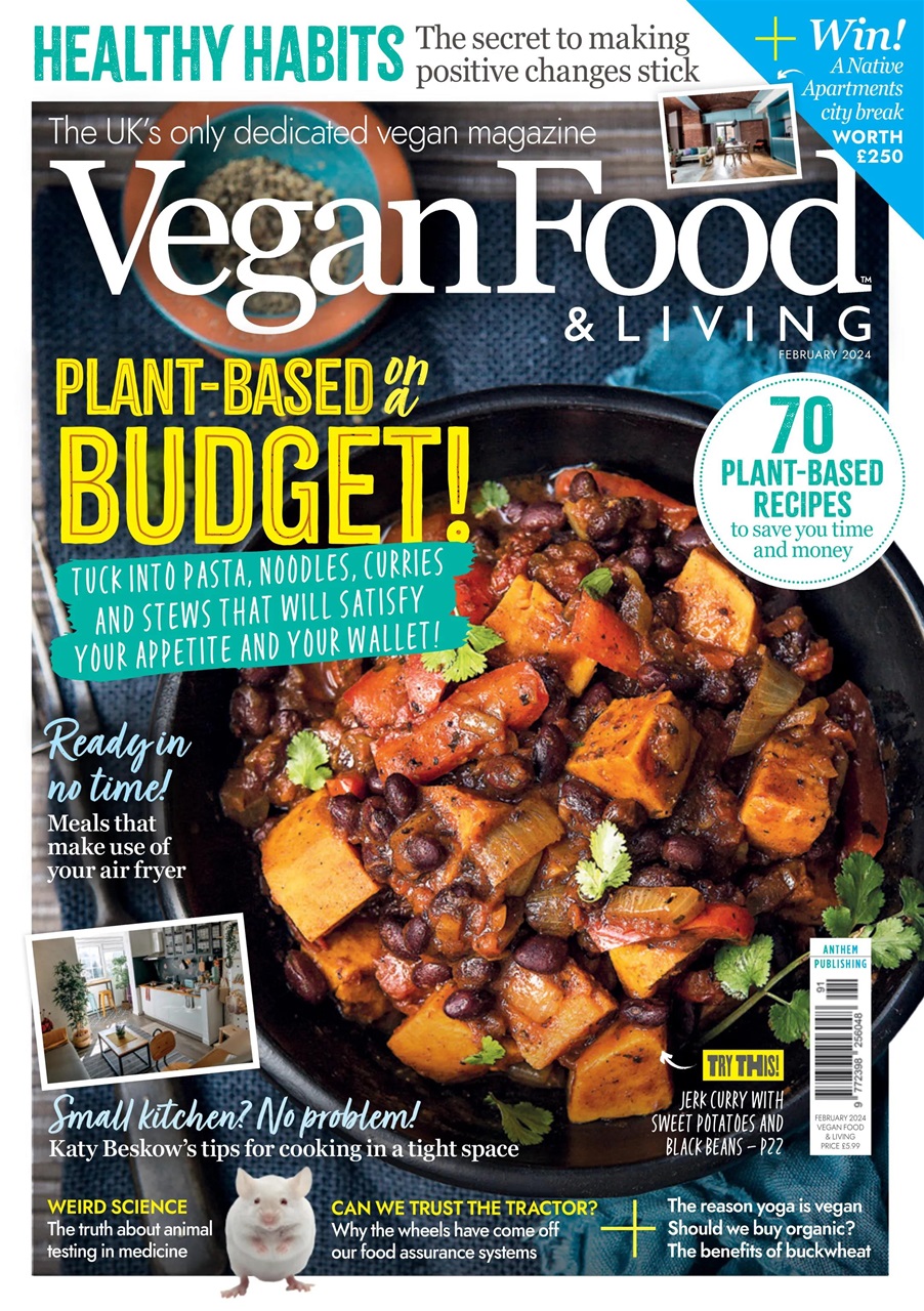 Vegan Food Living Magazine Feb Subscriptions Pocketmags