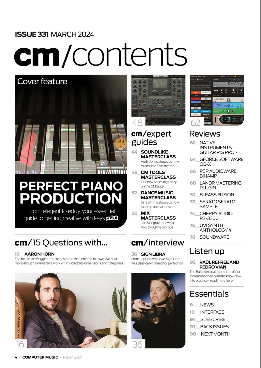 Computer Music Magazine Subscriptions and March 2024 Issue Pocketmags