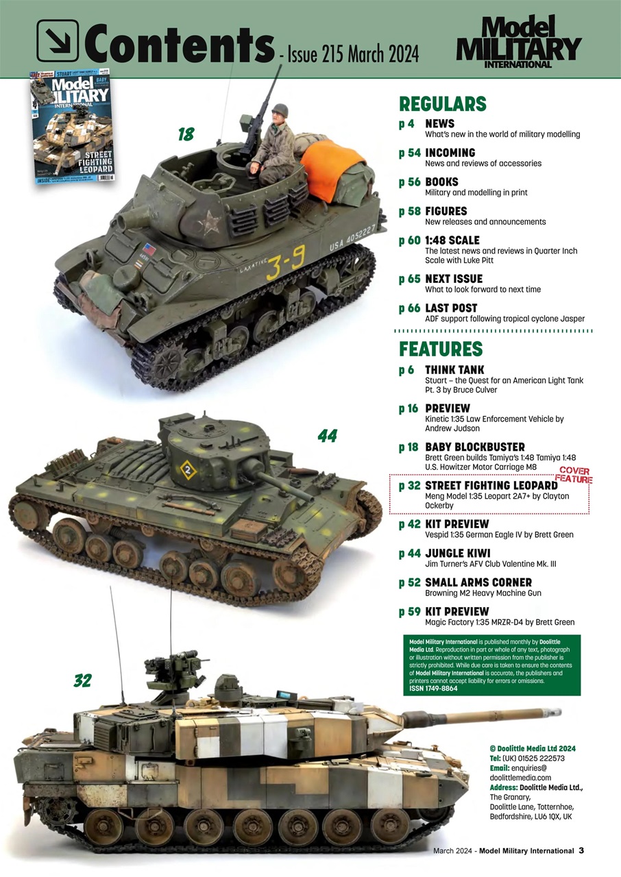 Military Modelling International Magazine - 215 Back Issue