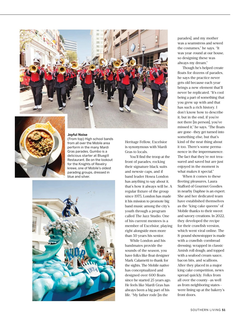 Southern Living Magazine JanFeb 2024 Zurück Ausgabe