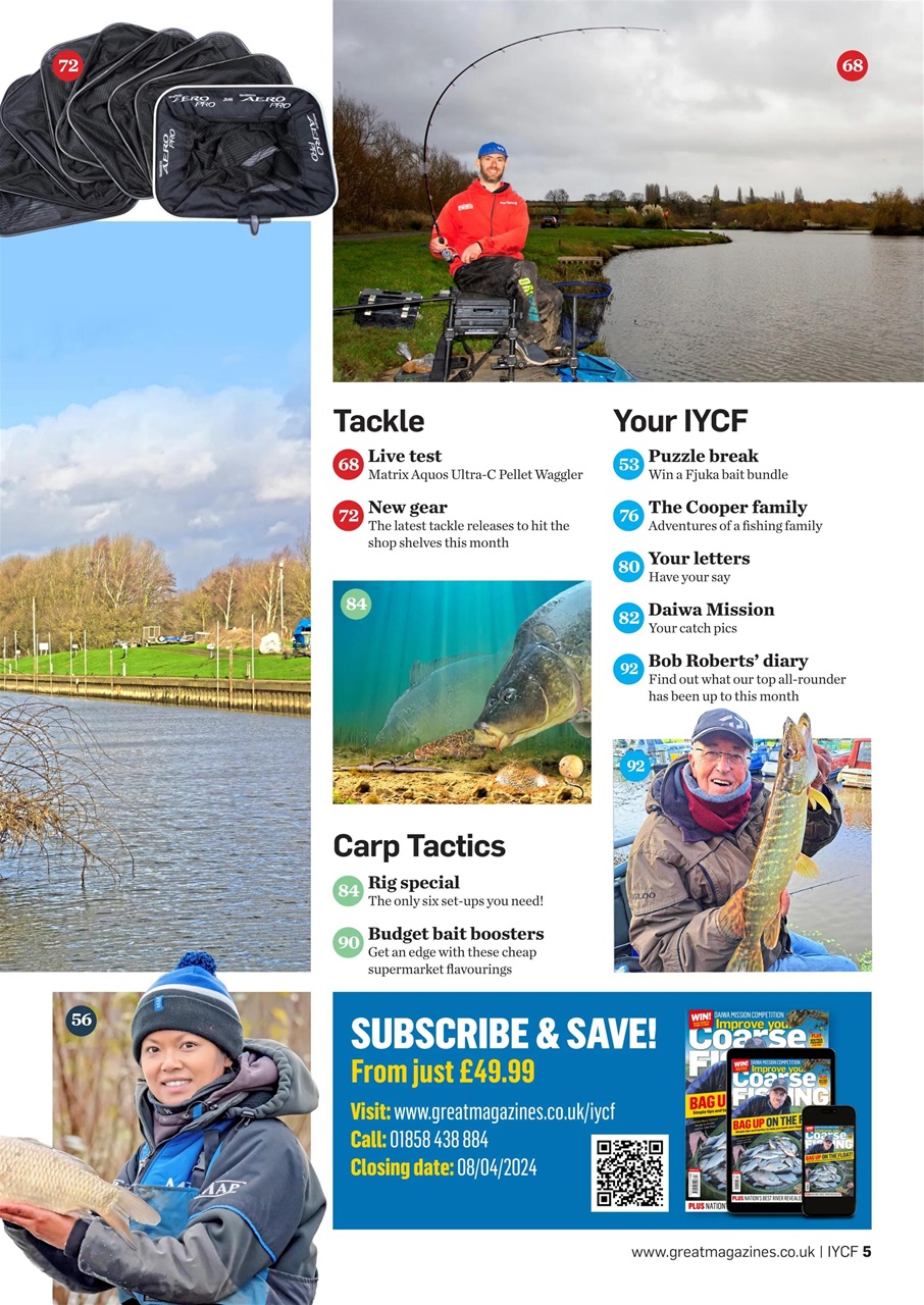 Improve Your Coarse Fishing Magazine 412 Back Issue