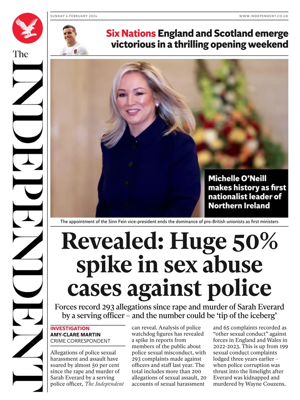 The Independent Daily Edition Newspaper - Sunday, February 4, 2024 Back ...