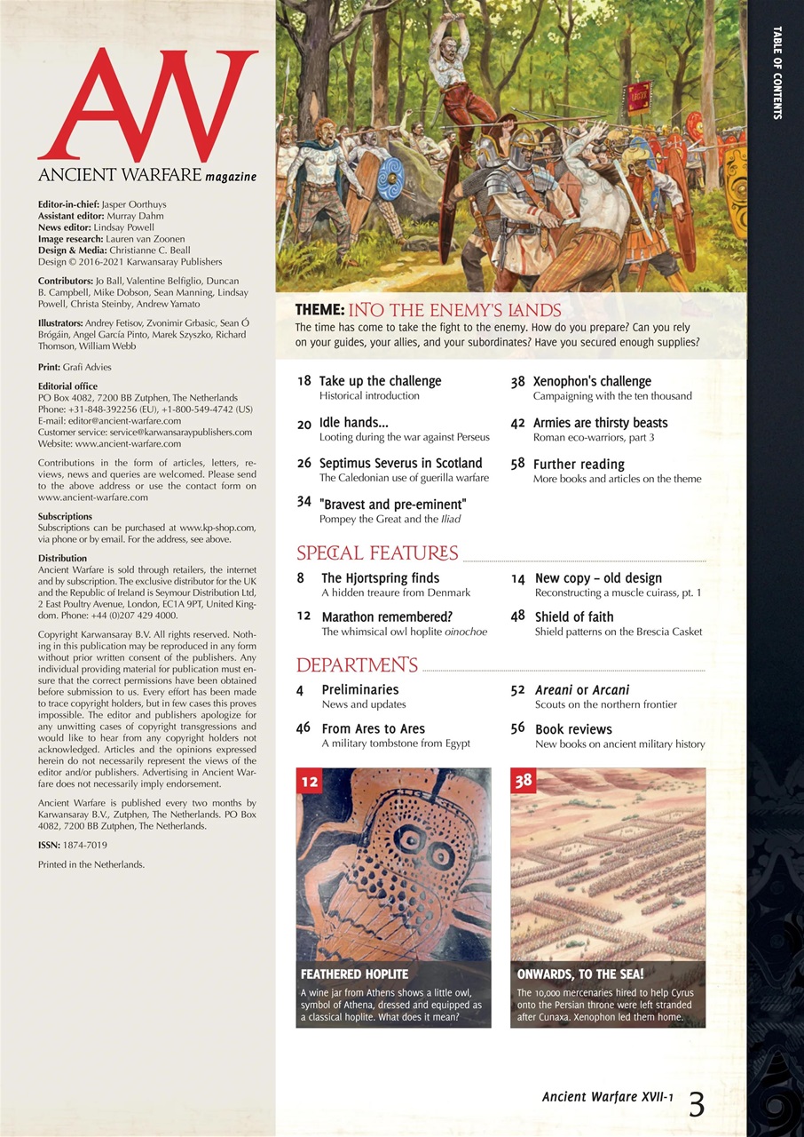 Ancient Warfare Magazine Subscriptions And Aw Xvii 1 Issue Pocketmags