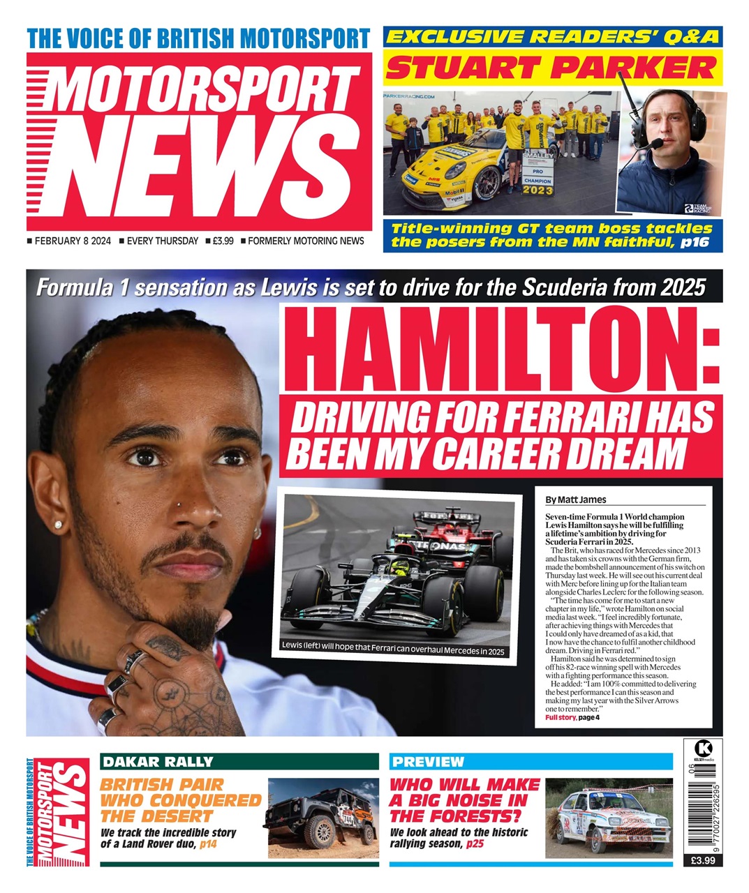 Motorsport News Magazine - 08-Feb-24 Back Issue