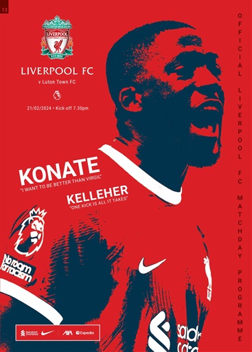 Liverpool FC Programmes - vs Arsenal 23/24 Subscriptions