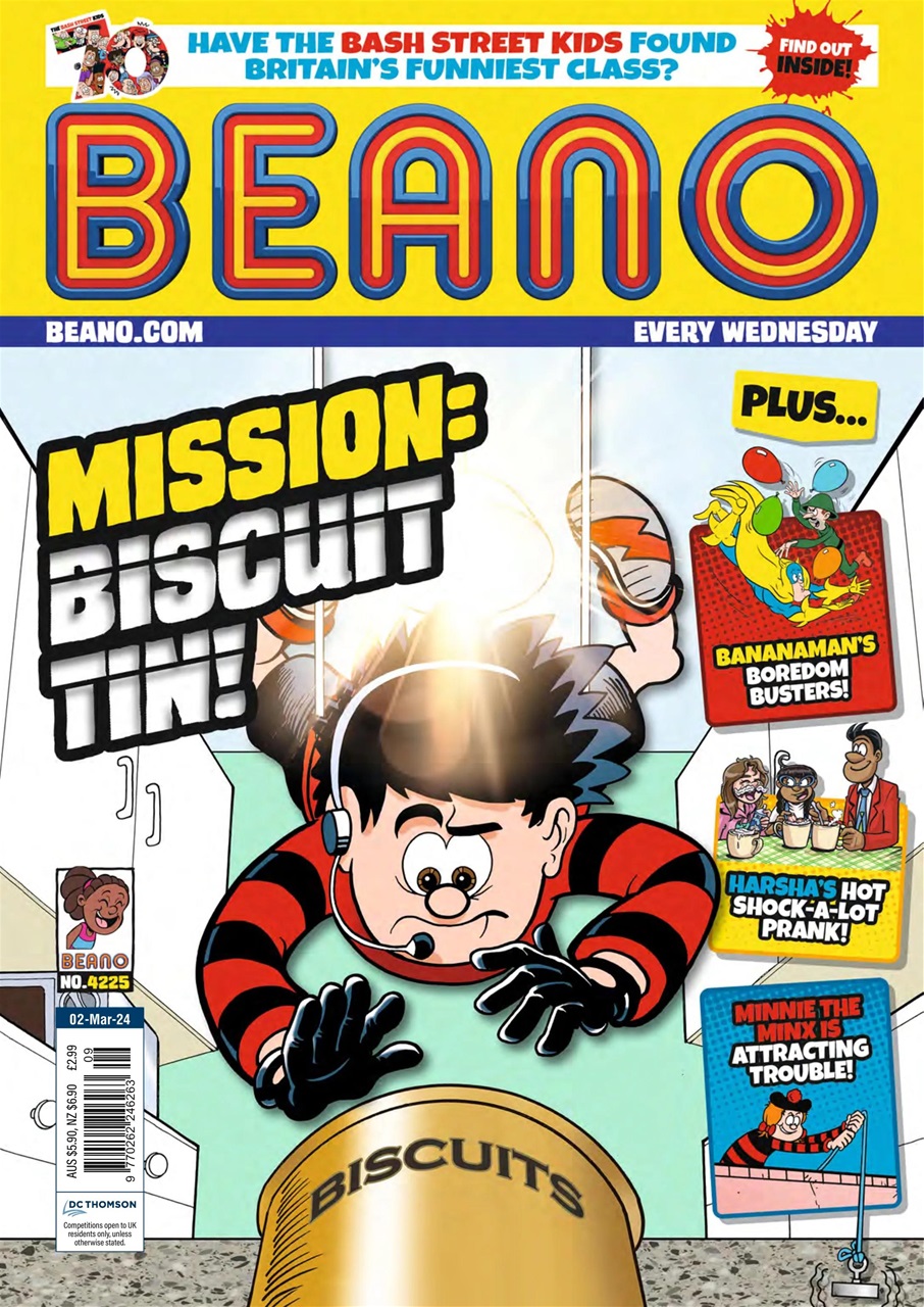 Beano Magazine - 28/02/2024 Back Issue