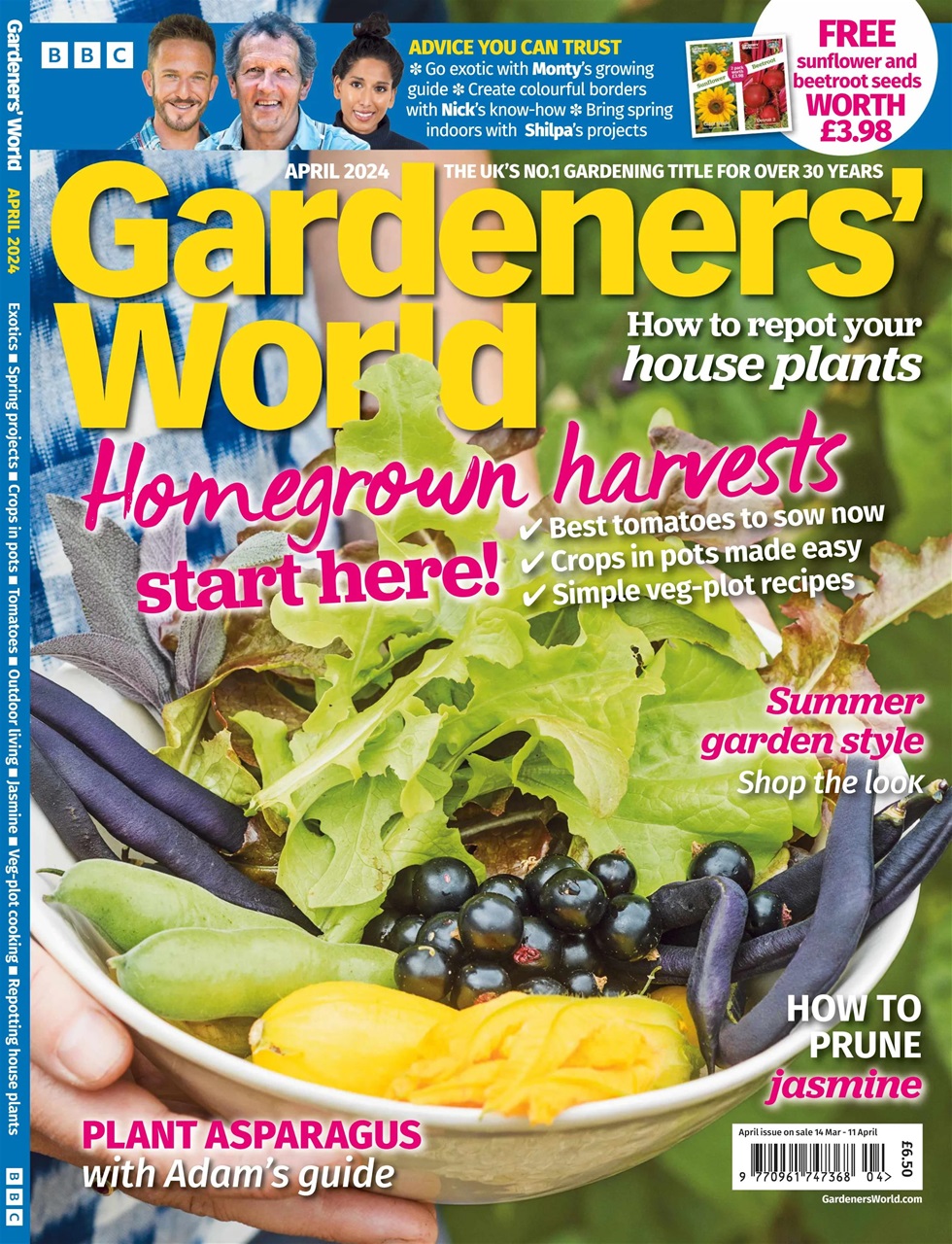 BBC Gardeners’ World Magazine April 2024 Vorige editie