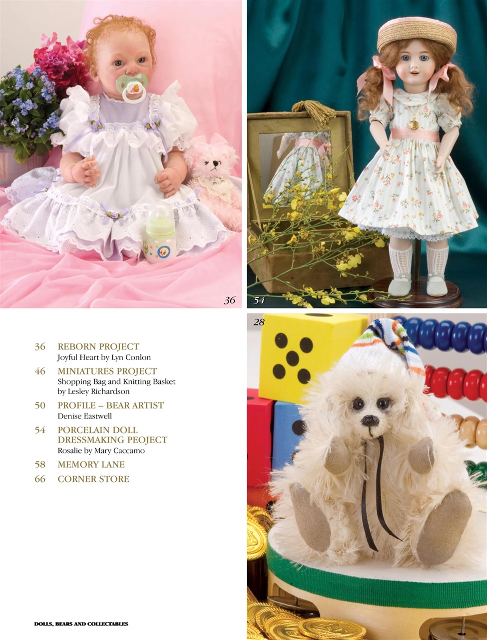 Dolls Bears & Collectables Magazine Subscriptions and Issue 6 Issue Pocketmags