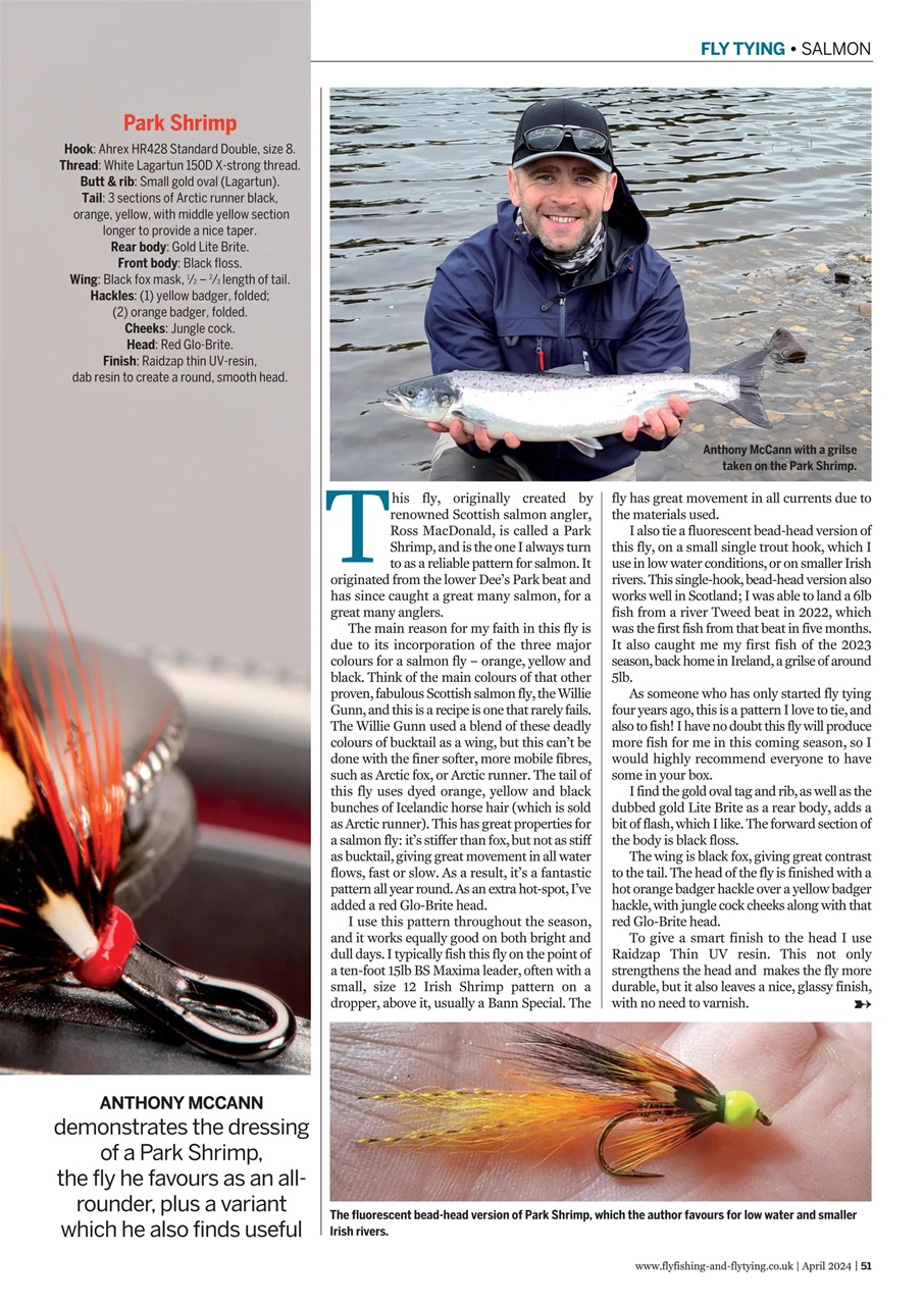 Fly Fishing and Fly Tying Magazine - April 2024 Back Issue