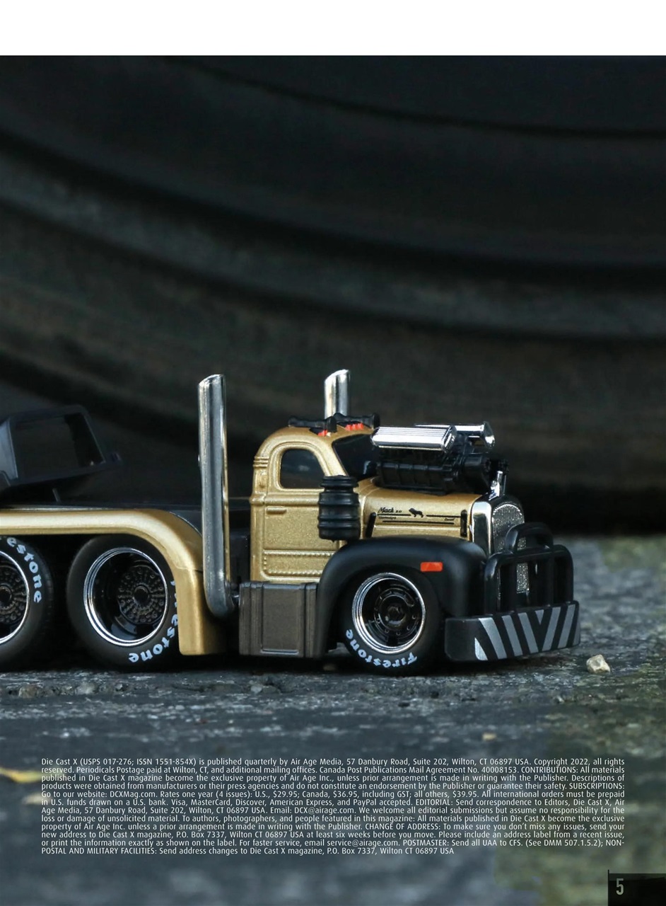 Diecast X Magazine Spring 2022 Back Issue