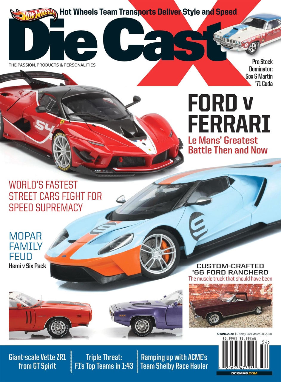 Die Cast X Magazine Spring 2020 Back Issue