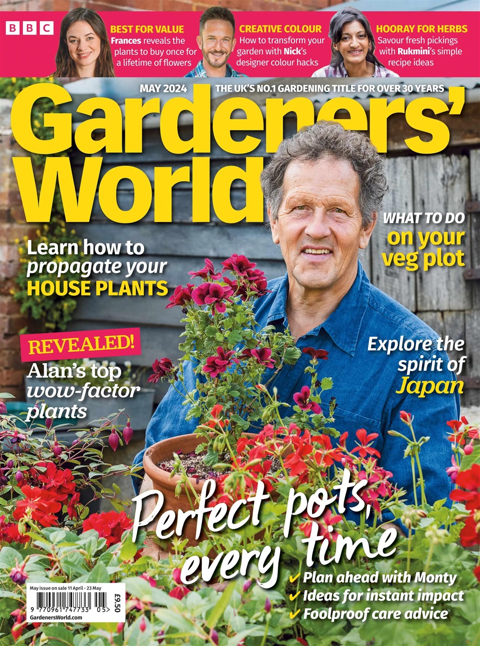 BBC Gardeners’ World Magazine Subscriptions and May 2024 Issue Pocketmags