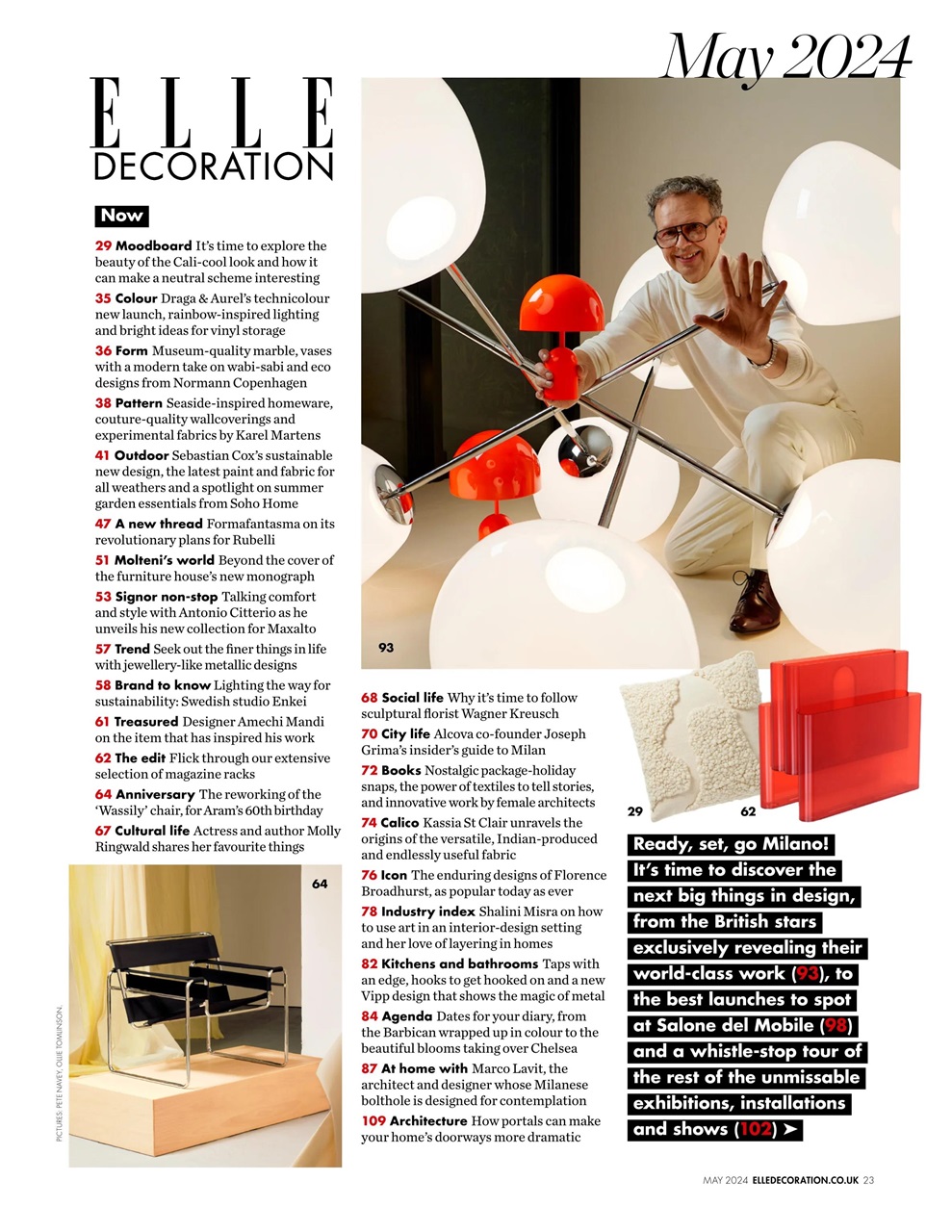 Elle Decoration Magazine Subscriptions and May-24 Issue | Pocketmags