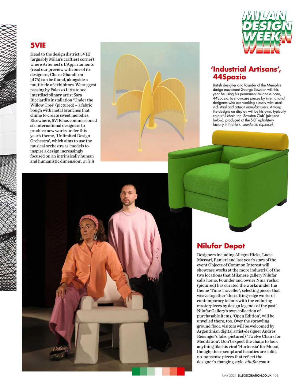 Elle Decoration Magazine Subscriptions and May-24 Issue | Pocketmags