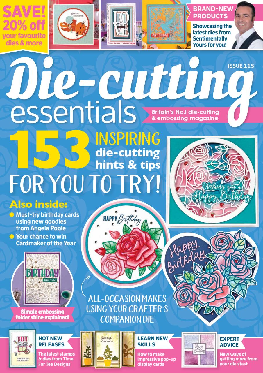DieCutting Essentials Magazine Abonnements und Issue 115 Ausgabe