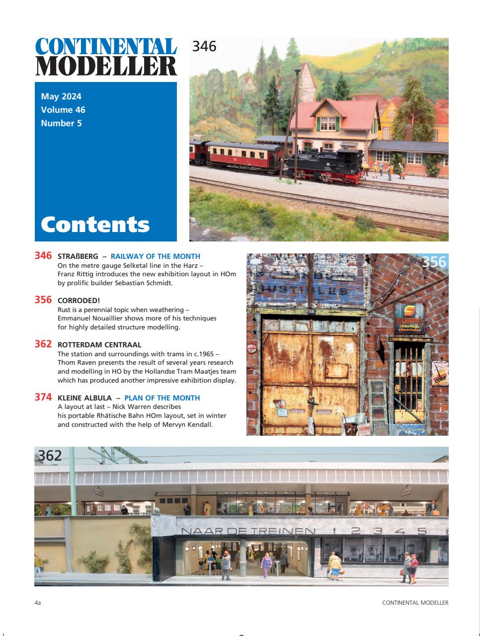 Continental Modeller Magazine Subscriptions and May -24 Issue
