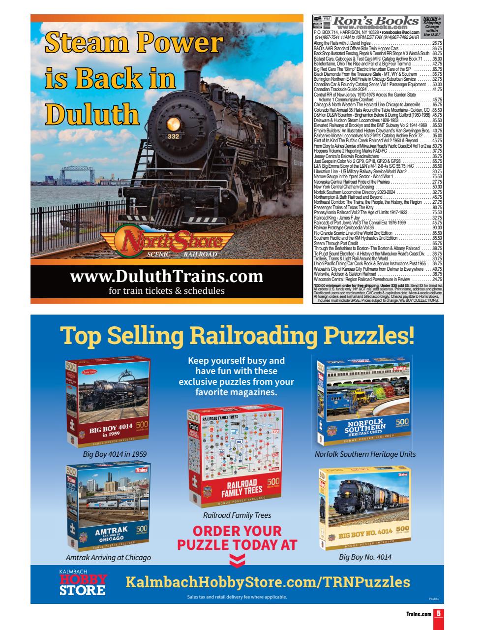 Trains Magazine Subscriptions and June 2024 Issue | Pocketmags