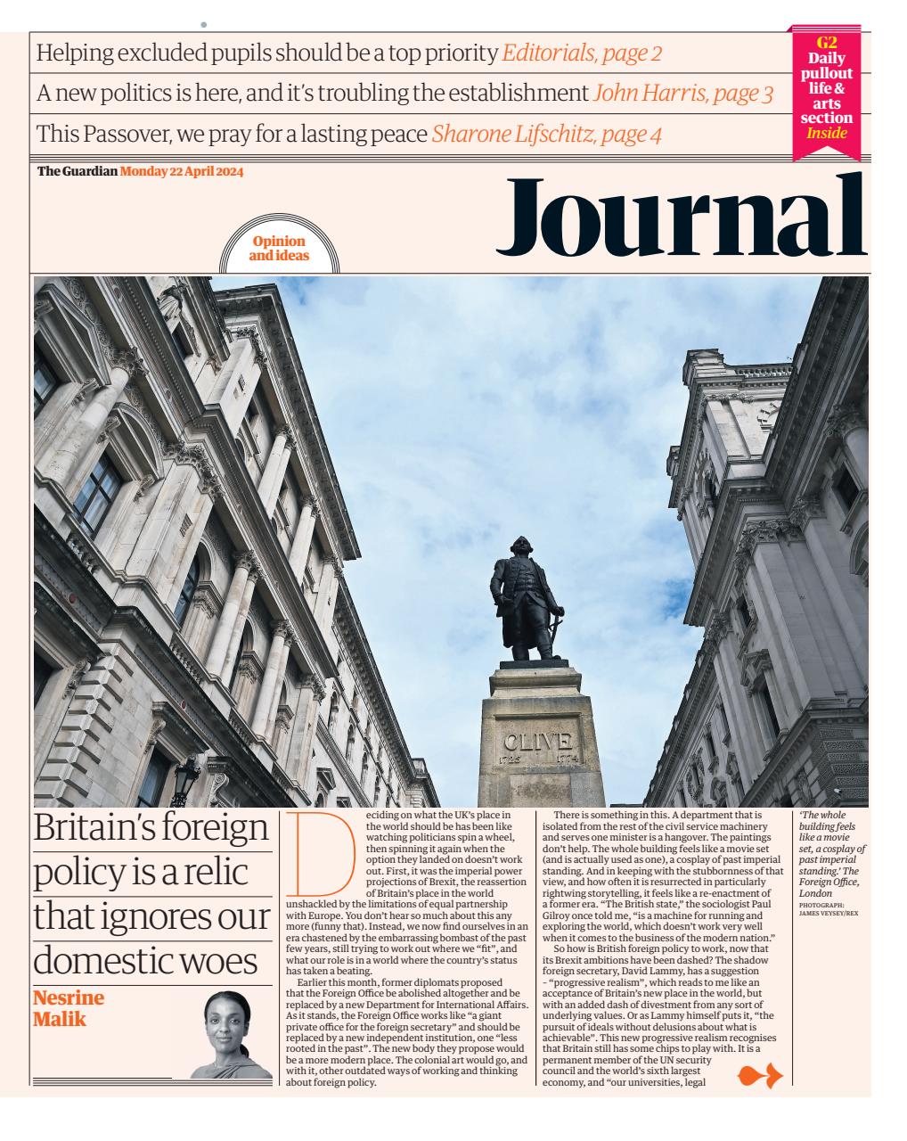 The guardian newspaper monday april 22 2024 back issue