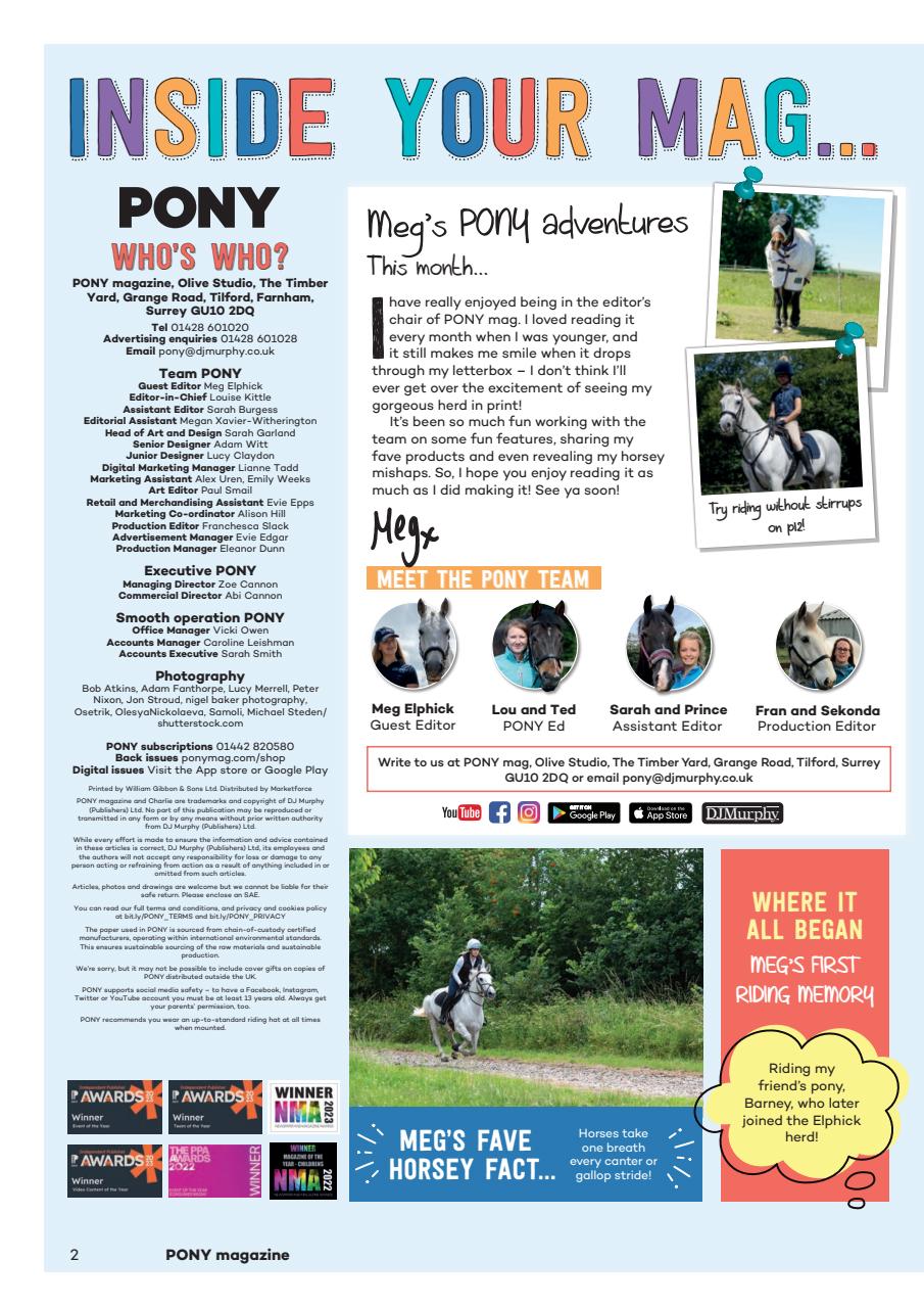 Pony Magazine Subscriptions and PONY Magazine – June 2024 Issue ...