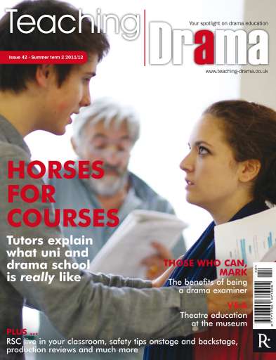 Drama and Theatre Magazine - Teaching Drama Summer 2 2012 Back Issue