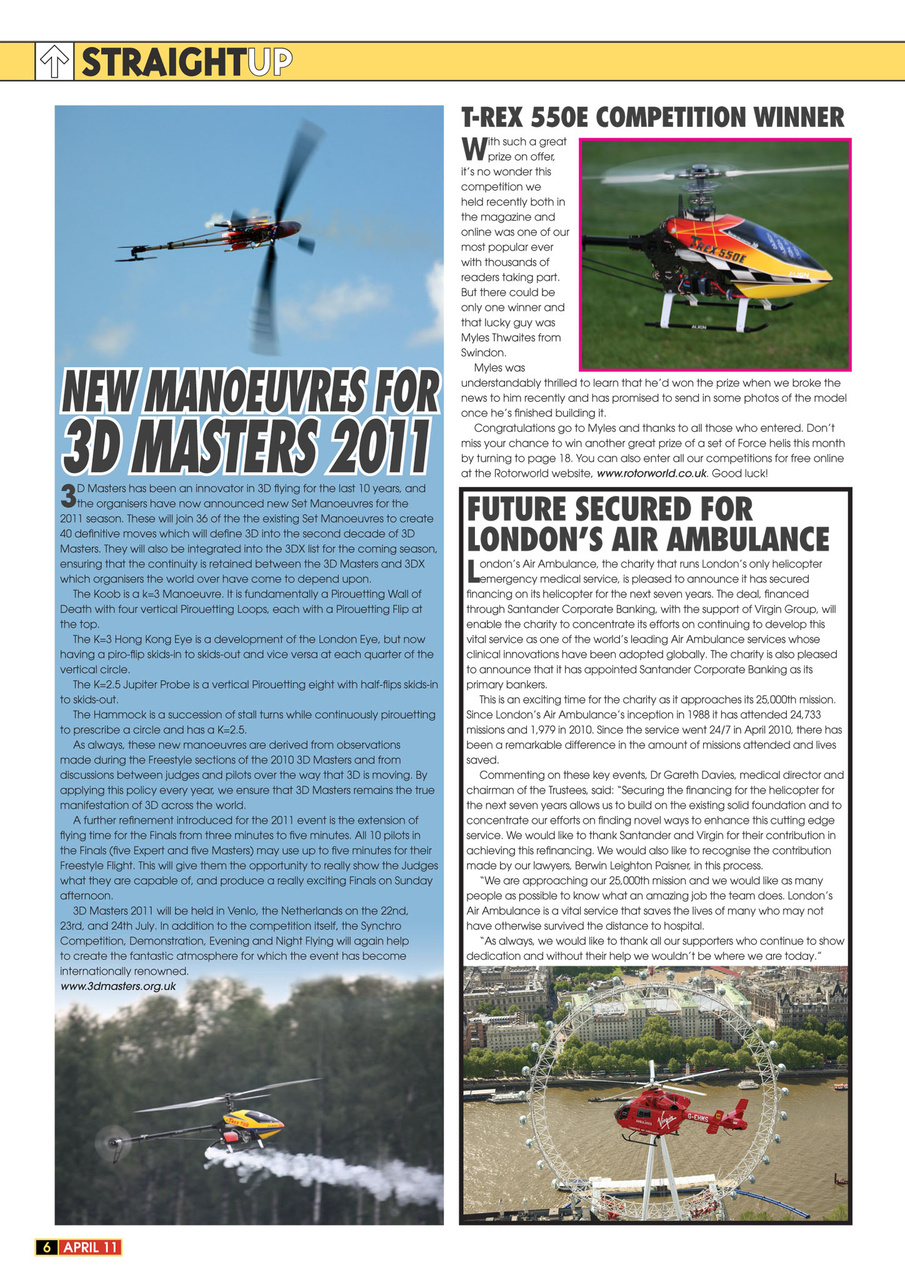 Radio Control Rotor World Magazine 60 Back Issue