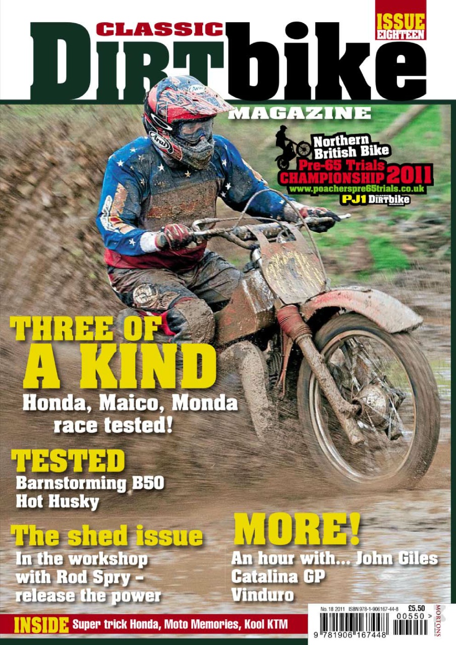 Classic Dirt Bike Magazine Classic Dirt Bike Issue 18 Back Issue