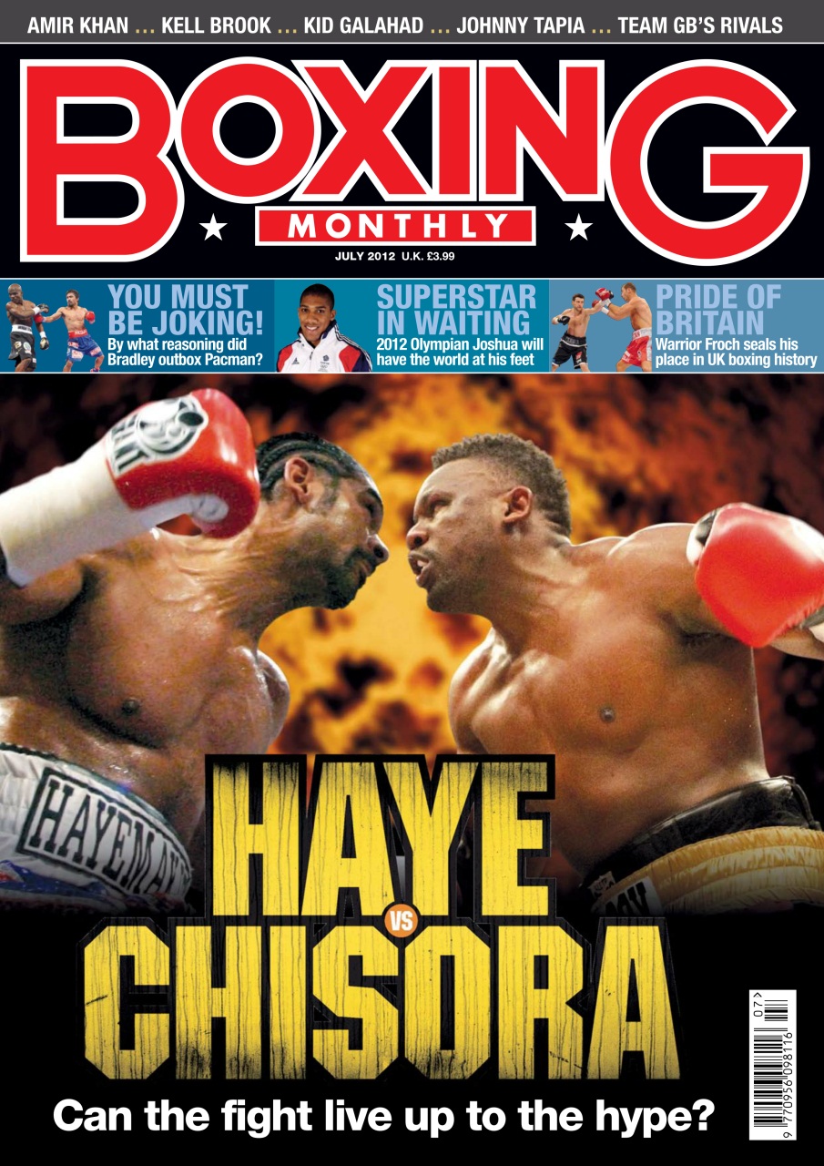 Boxing Monthly Magazine Boxing Monthly July 2012 Subscriptions Pocketmags