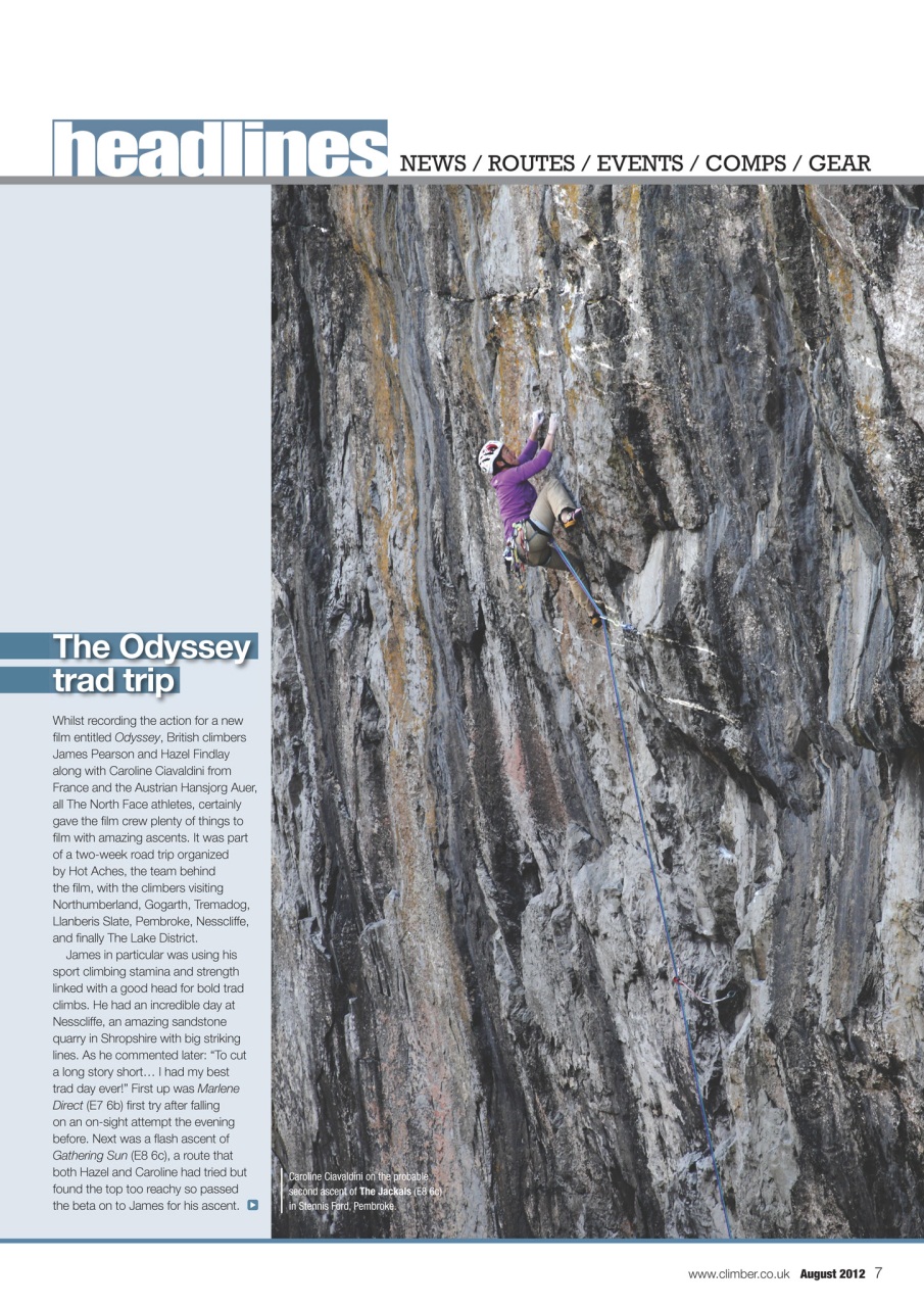 Climber Magazine Climber Aug 12 Back Issue