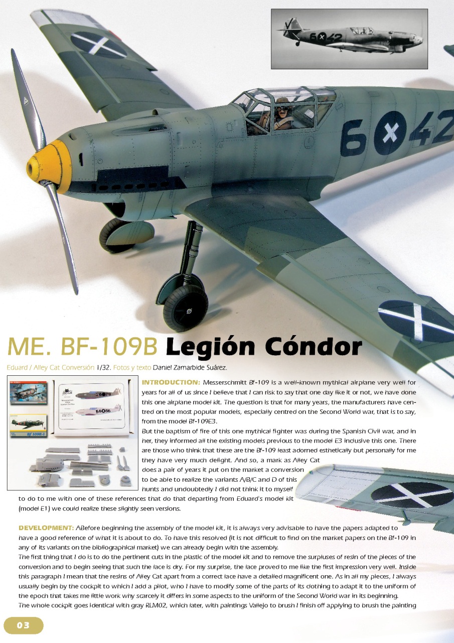 Jabo English Magazine JABO MAGAZINE 07 SPECIAL BF109. Back Issue