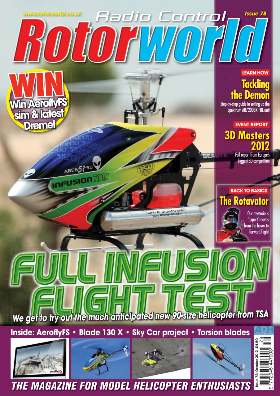 Radio Control Rotor World Magazine 78 Back Issue