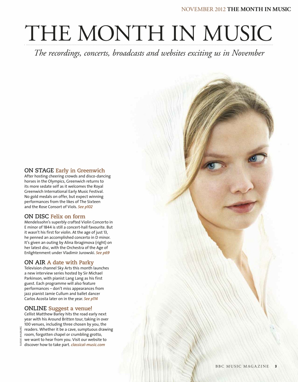 BBC Music Magazine November 2012 Back Issue