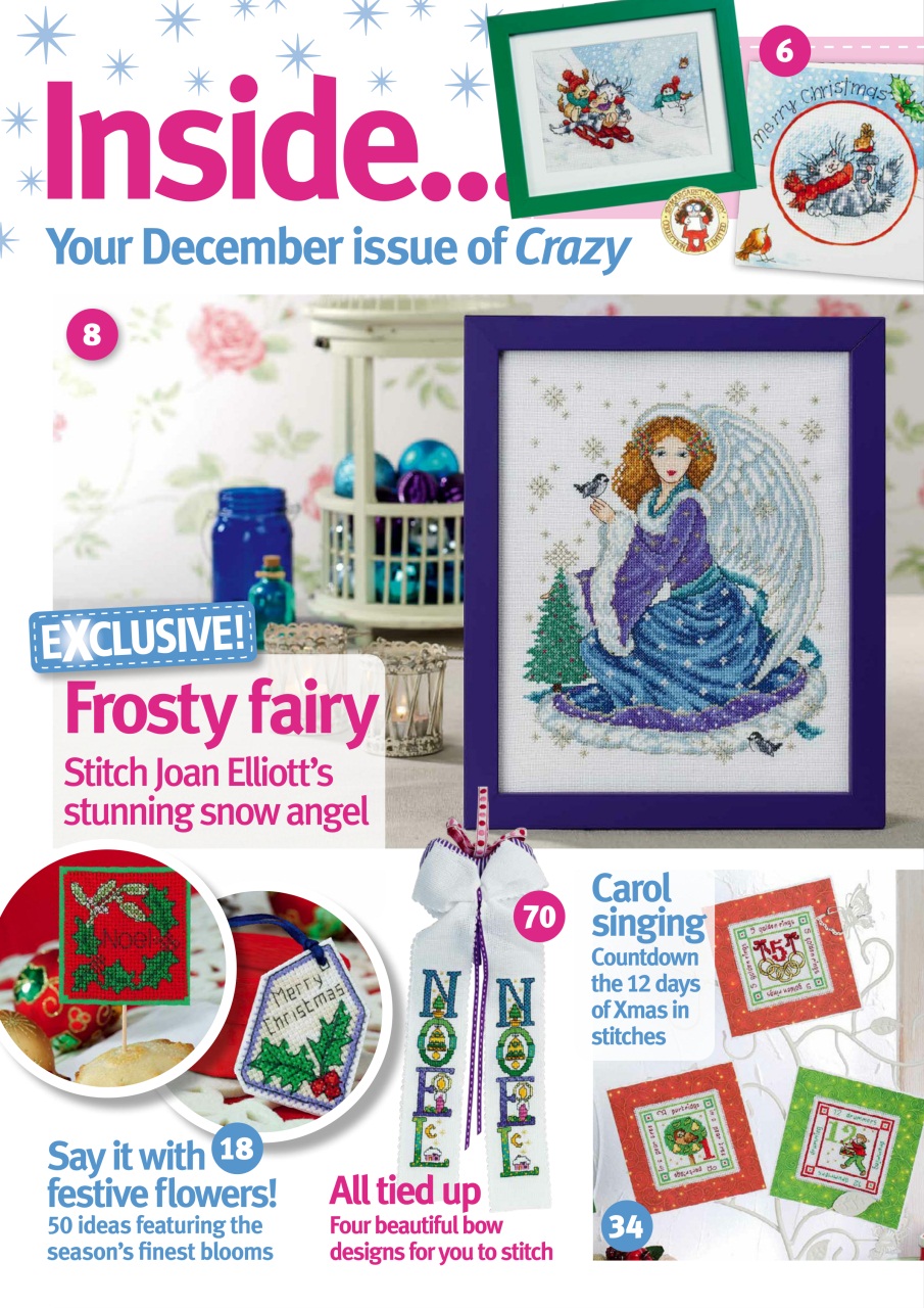 Cross Stitch Crazy Magazine December 2012 Back Issue