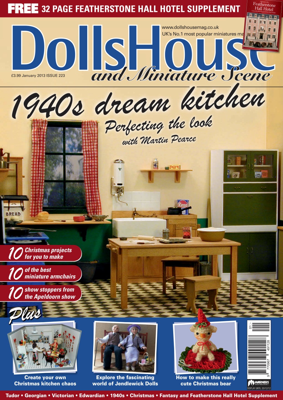 Dolls House and Miniature Scene Magazine DHMS Jan 2013 (Iss 223) Back