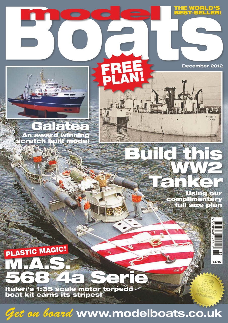 Model Boats Magazine December 2012 Back Issue