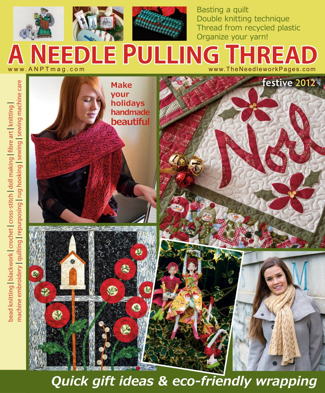 A Needle Pulling Thread Magazine Festive 2012 Back Issue
