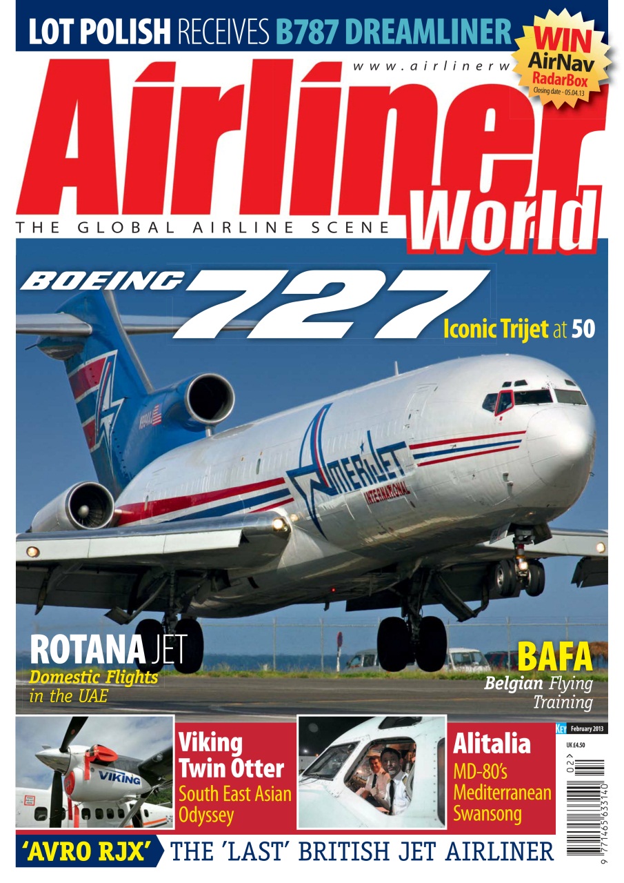 Airliner World Magazine - February 2013 Back Issue