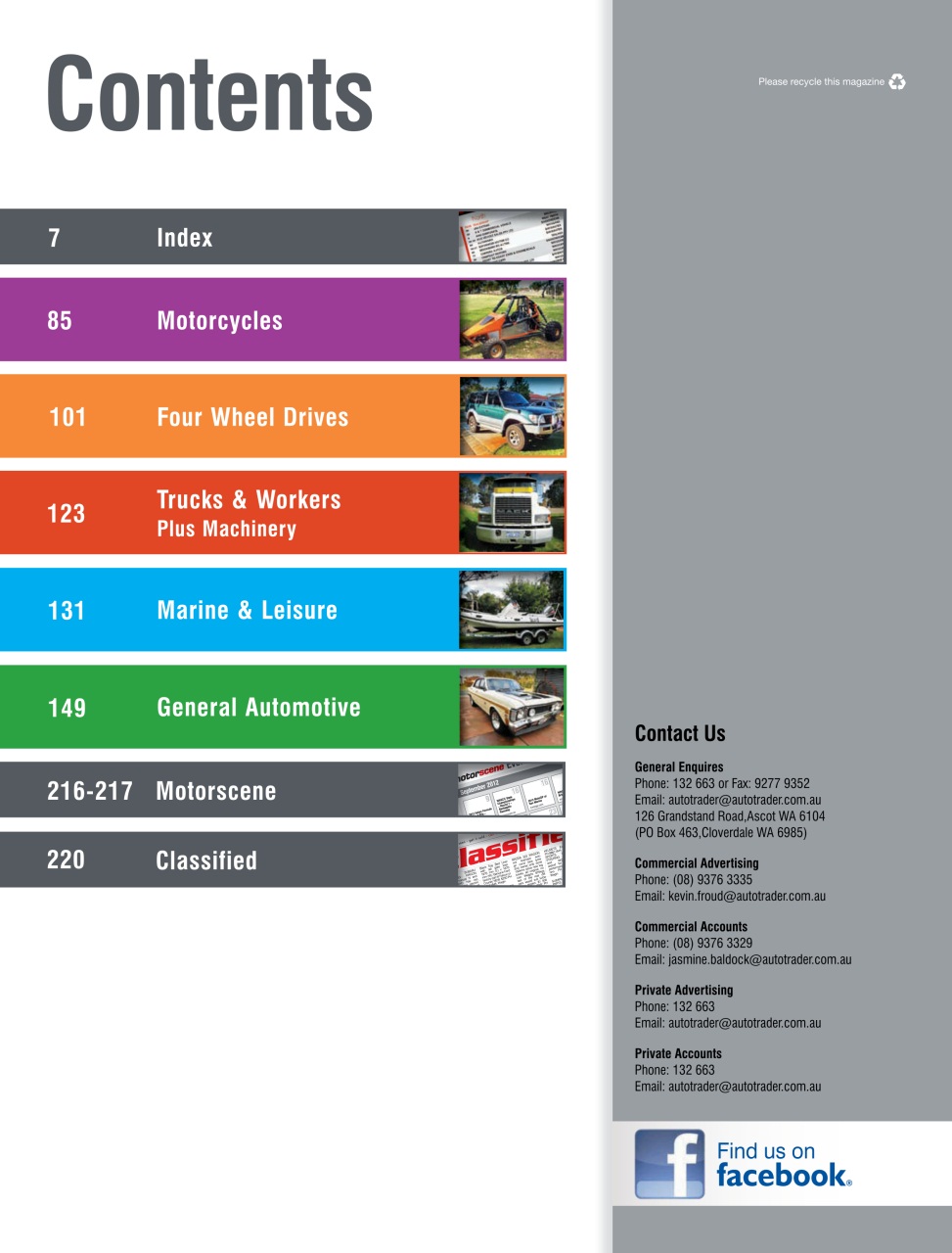 AutoTrader Magazine Autotrader 1085 Back Issue