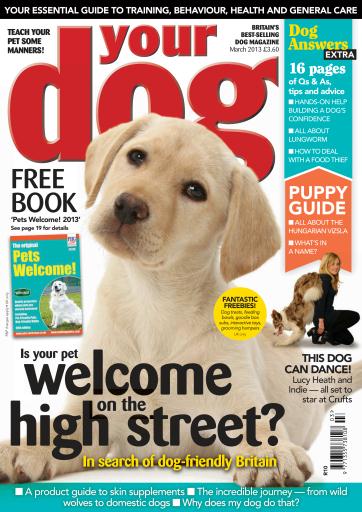 Your Dog Magazine - Your Dog Magazine March 2013 Back Issue