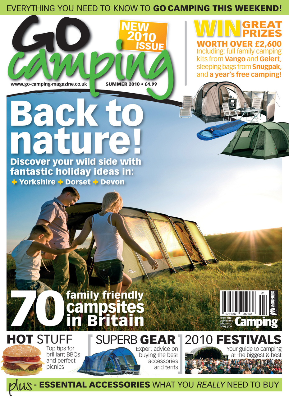 Go Camping Magazine Summer 2010 Back Issue