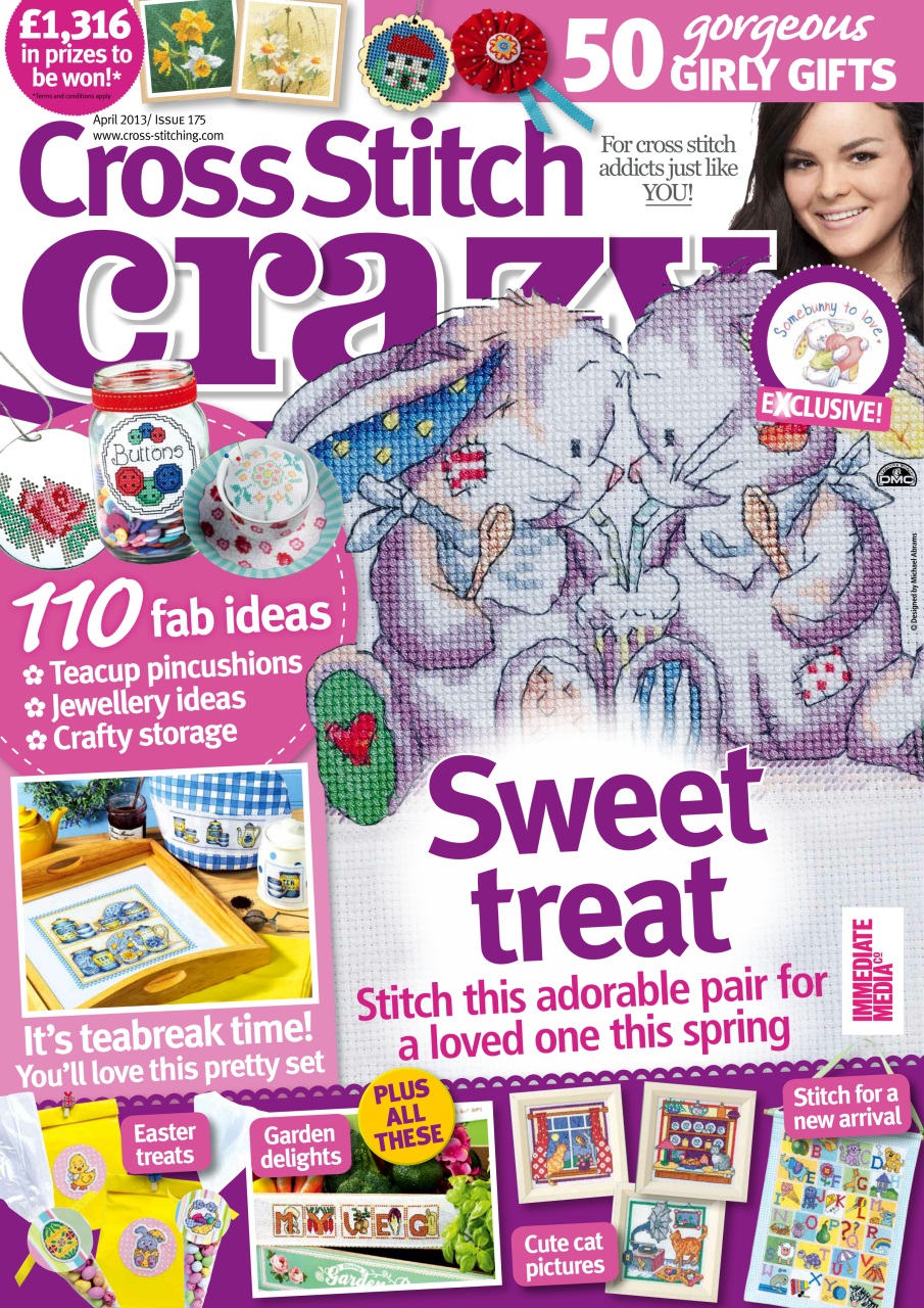 Cross Stitch Crazy Magazine - April 2013 Back Issue