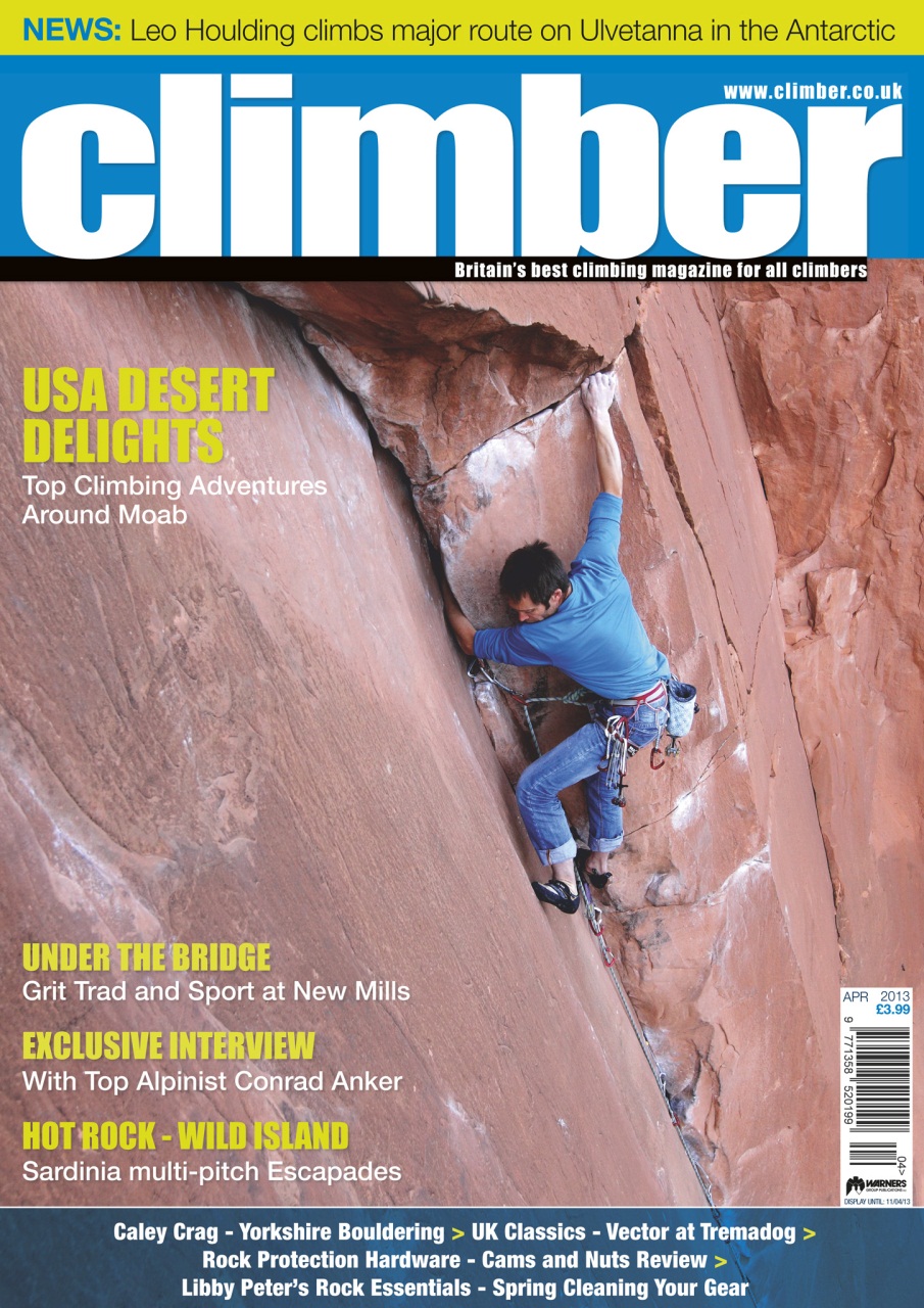 Climber Magazine Climber April 13 Back Issue