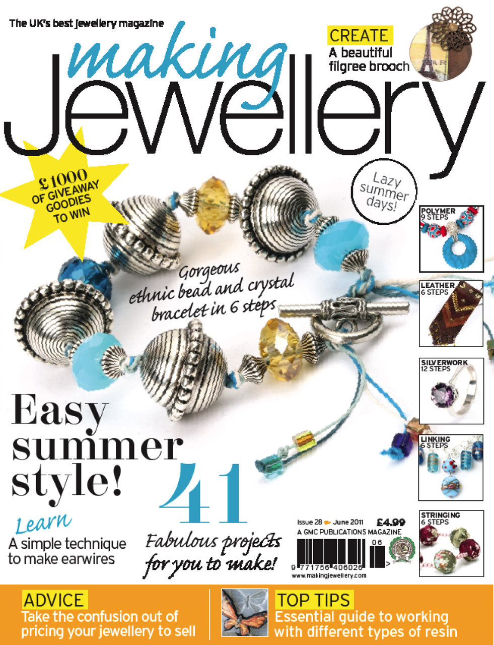 Making Jewellery Magazine June 2011 Back Issue