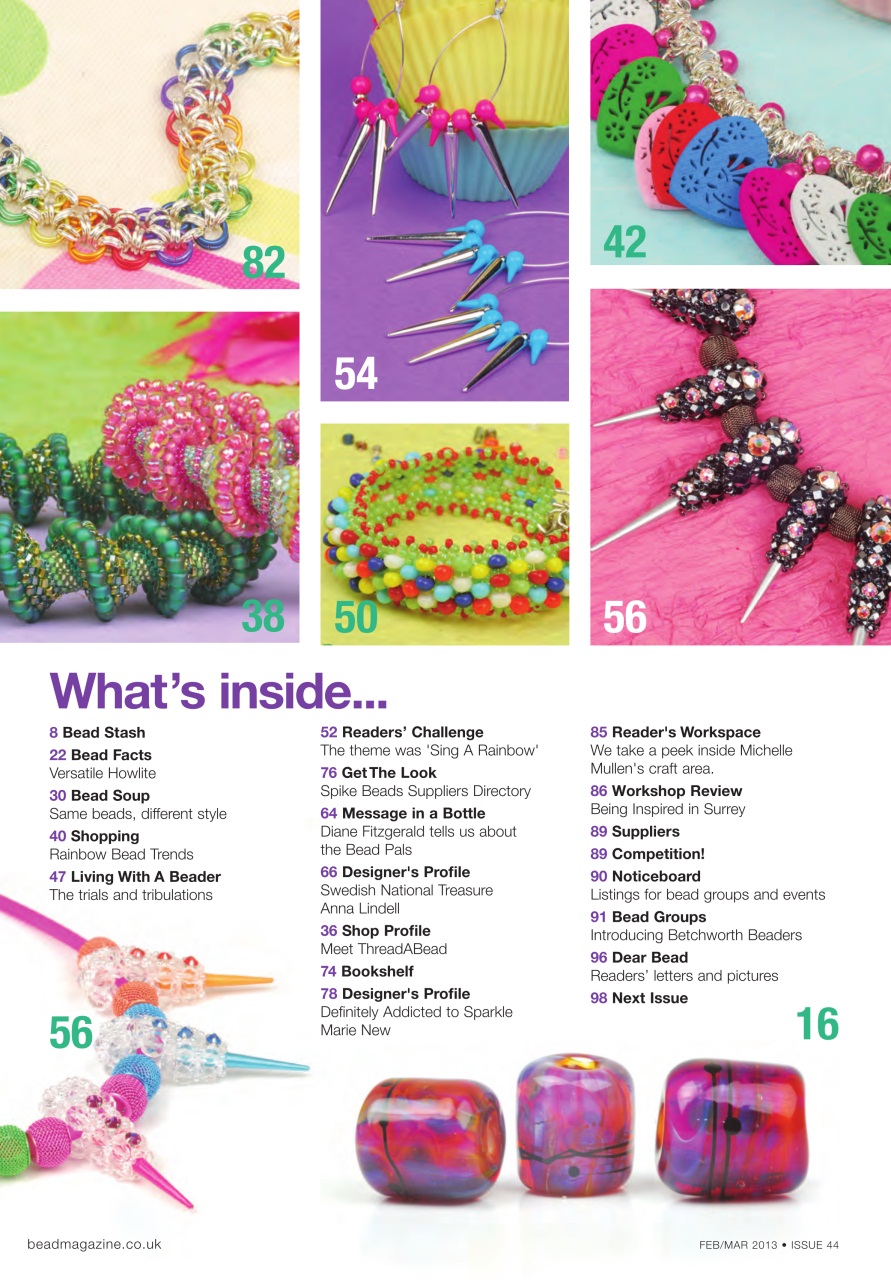Bead & Jewellery Magazine - Bead Free Sample Issue Back Issue