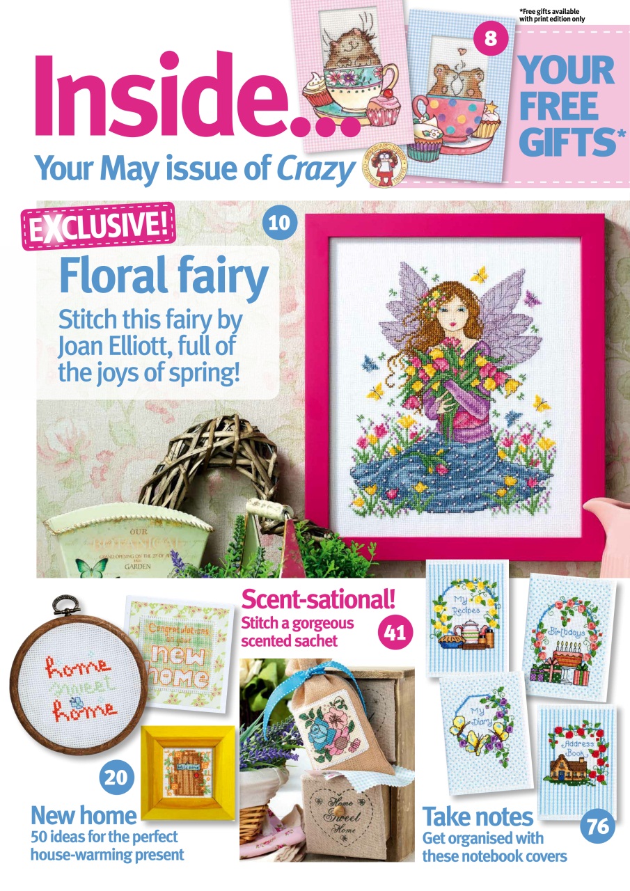 Cross Stitch Crazy Magazine May 2013 Zurück Ausgabe