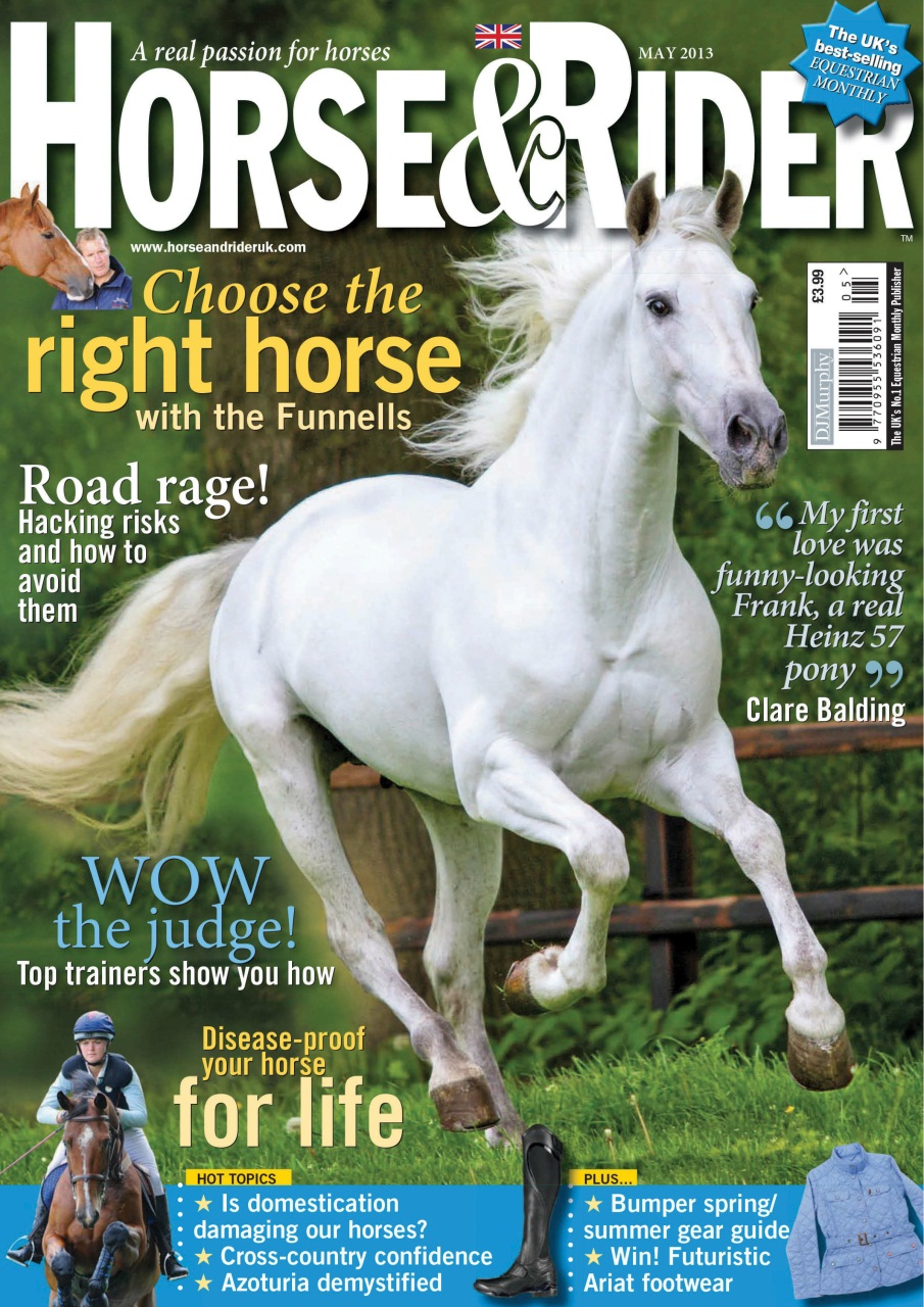Horse&Rider Magazine UK equestrian magazine for Horse and Rider May